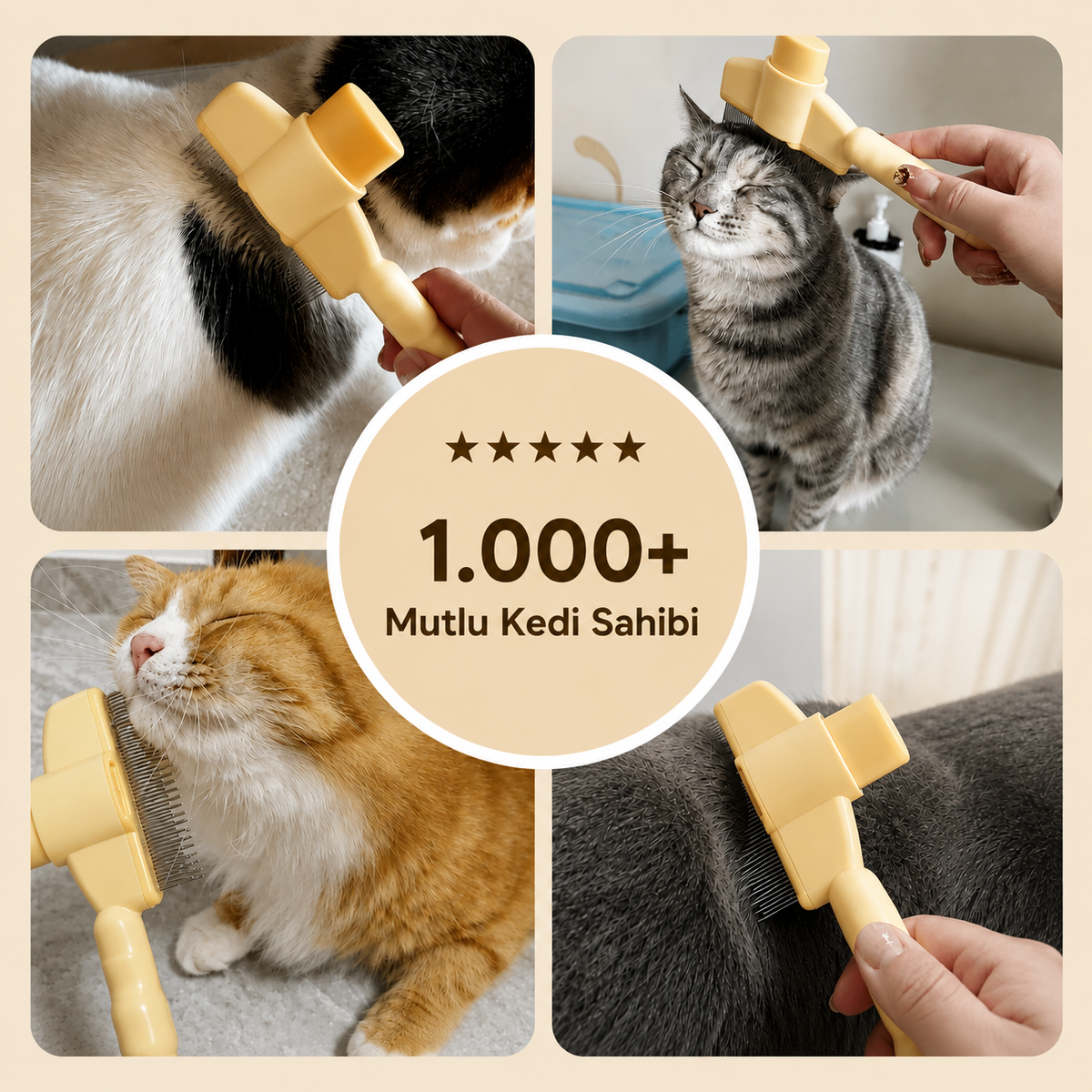 Tek Tuşlu Tüy Toplama Tarağı