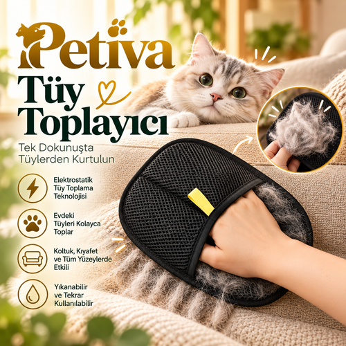 Petiva Elektrostatik Tüy Toplayıcı