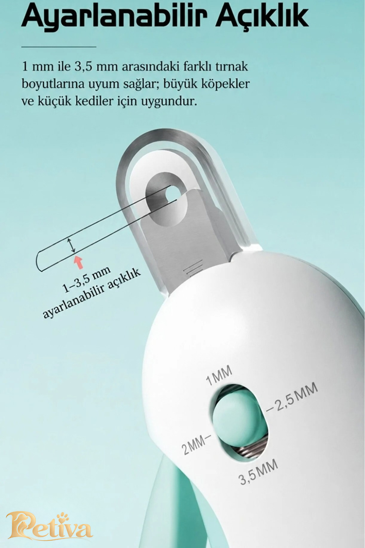 Ayarlanabilir açıklık 1-3,5 mm